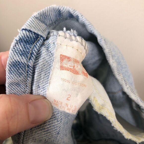 Vintage Levi’s Toddler Denim Skirt Western Little Girls Size 2 or 2T - Picture 7 of 8